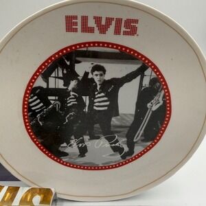 Elvis Presley Signature Product Decorative Plate King Rock Roll Collectible